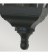 Kerry 1 Light Outdoor Coastal Flush Mount Wall Lantern Black IP44 E27-4