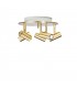 5 Light Spotlight Polished Brass - 1