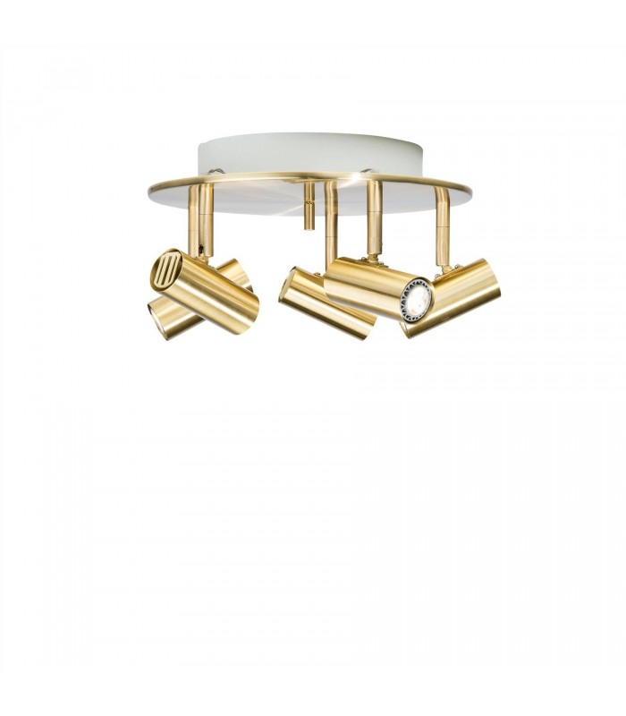 5 Light Spotlight Polished Brass - 1