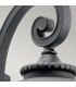 Admirals Cove Outdoor 1 Light Wall Lantern Textured Black IP44 E27-2