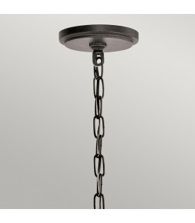 Ahrendale Multi Arm Chandelier 4 Light Mesh Iron Finish E27-2