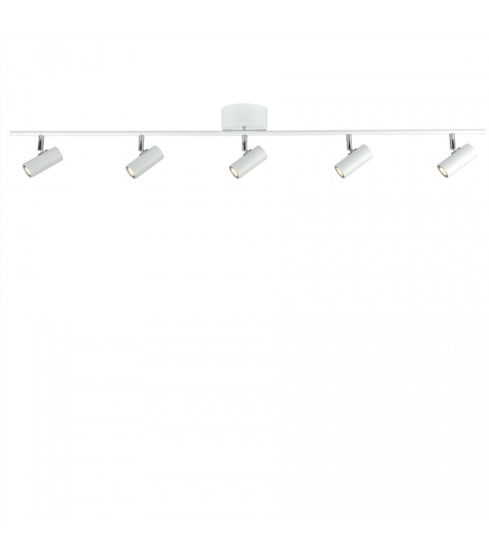 5 Light Spotlight Light Matt White - 1