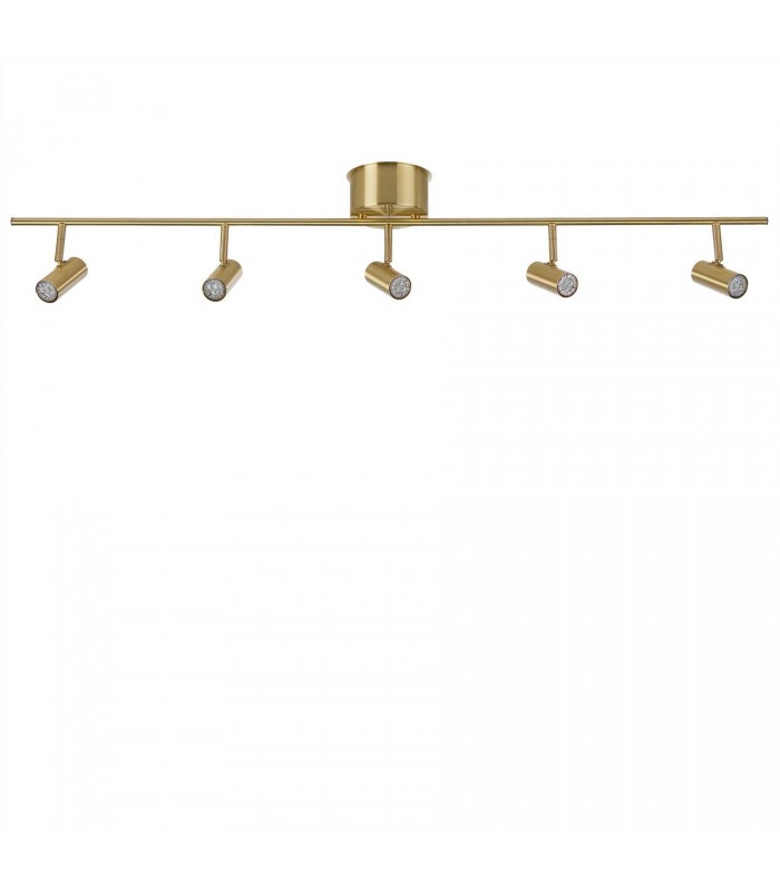 5 Light Spotlight Light Polished Brass - 1