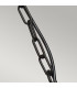 Klampenborg 1 Light Outdoor Ceiling Chain Lantern Black IP44 E27-2