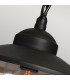 Klampenborg 1 Light Outdoor Ceiling Chain Lantern Black IP44 E27-3