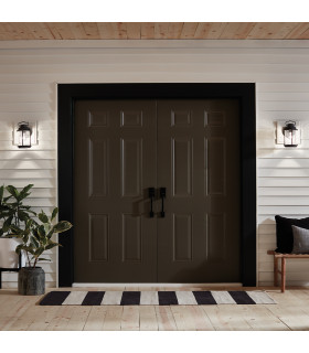 Ashland Bay 1 Light Small Outdoor Wall Lantern Zinc IP44 E27-2
