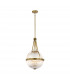 Aster 3 Light Globe Ceiling Pendant Brass E14-1