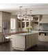 Aster 3 Light Globe Ceiling Pendant Polished Nickel E14-2