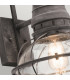 Bridge Point 1 Light Large Outdoor Wall Lantern Zinc IP44 E27-3
