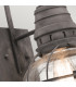 Bridge Point 1 Light Medium Outdoor Wall Lantern Zinc IP44 E27-3
