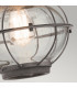 Bridge Point 1 Light Medium Outdoor Wall Lantern Zinc IP44 E27-4