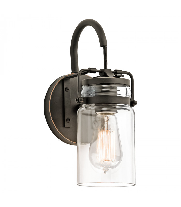 Brinley 1 Light Wall Light Olde Bronze E27-1