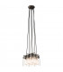 Brinley 6 Light Cluster Pendant Olde Bronze E27-1