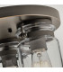Brinley 3 Light Flush Mount Ceiling Light Brushed Nickel E27-4