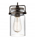 Brinley 1 Light Ceiling Mini Pendant Olde Bronze E27-2