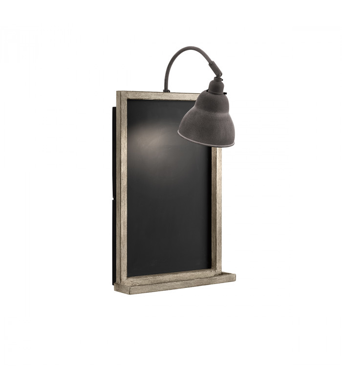 Chalkboard Wall Light Weathered Zinc-1