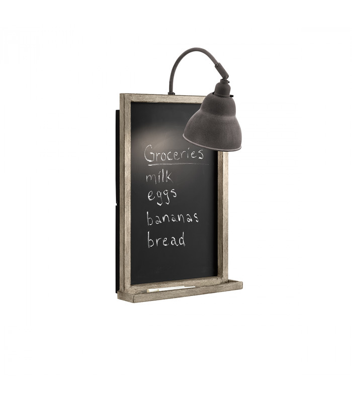 Chalkboard Wall Light Weathered Zinc-2