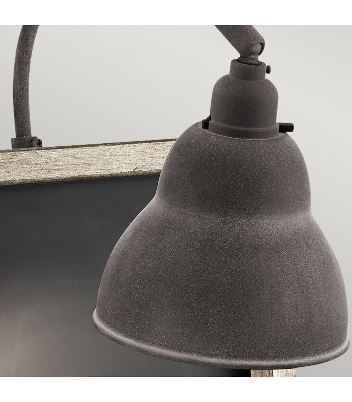 Chalkboard Wall Light Weathered Zinc-5