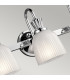 Cora 3 Light Bathroom Wall Light Polished Chrome IP44 G9-2