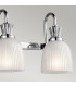 Cora 3 Light Bathroom Wall Light Polished Chrome IP44 G9-4
