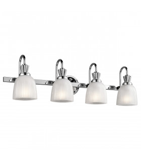 Cora 4 Light Bathroom Wall Light Polished Chrome IP44 G9-1