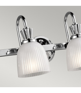 Cora 4 Light Bathroom Wall Light Polished Chrome IP44 G9-2