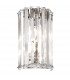 Crystal Skye 2 Light Indoor Wall Light Chrome Crystal G9-1