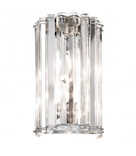 Crystal Skye 2 Light Indoor Wall Light Chrome Crystal G9-1