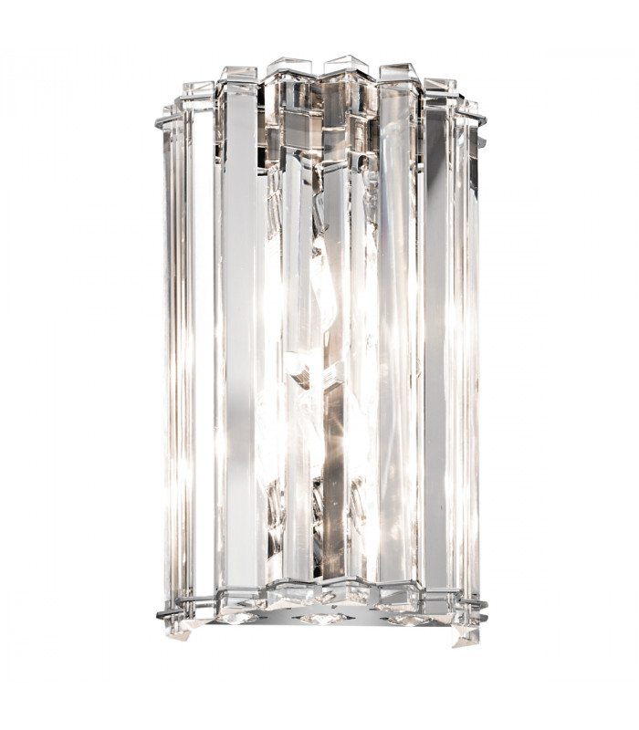 Crystal Skye 2 Light Indoor Wall Light Chrome Crystal G9-1