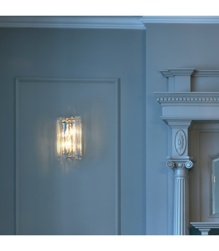Crystal Skye 2 Light Indoor Wall Light Chrome Crystal G9-3