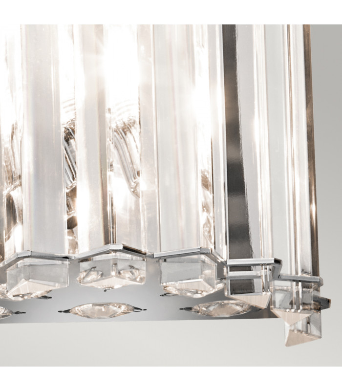 Crystal Skye 2 Light Indoor Wall Light Chrome Crystal G9-5