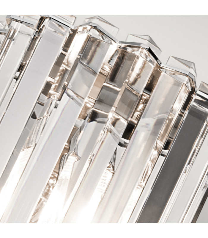 Crystal Skye 2 Light Indoor Wall Light Chrome Crystal G9-6