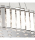 Crystal Skye 12 Light Island Bar Crystal Pendant Chrome-2
