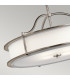 Emory 4 Light Semi Flush Round Ceiling Pendant Light Pewter E27-4