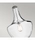 Everly 1 Light Medium Dome Ceiling Pendant Light Chrome E27-3