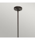 Everly 1 Light Medium Dome Ceiling Pendant Light Bronze E27-2