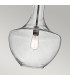 Everly 1 Light Medium Dome Ceiling Pendant Light Bronze E27-4