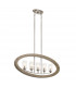 Kichler Grand Bank 5 Light Chandelier Antique Grey-1