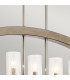 Kichler Grand Bank 5 Light Chandelier Antique Grey-4