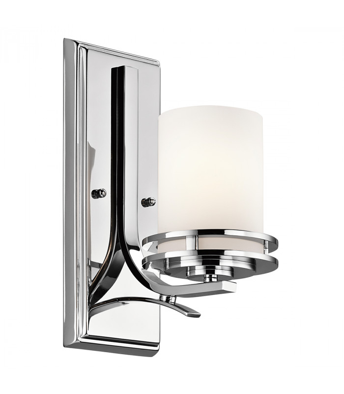 Hendrik 1 Light Bathroom Wall Light Polished Chrome IP44 G9-1