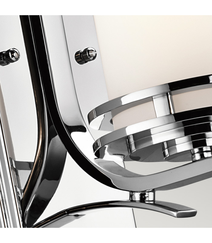 Hendrik 1 Light Bathroom Wall Light Polished Chrome IP44 G9-3