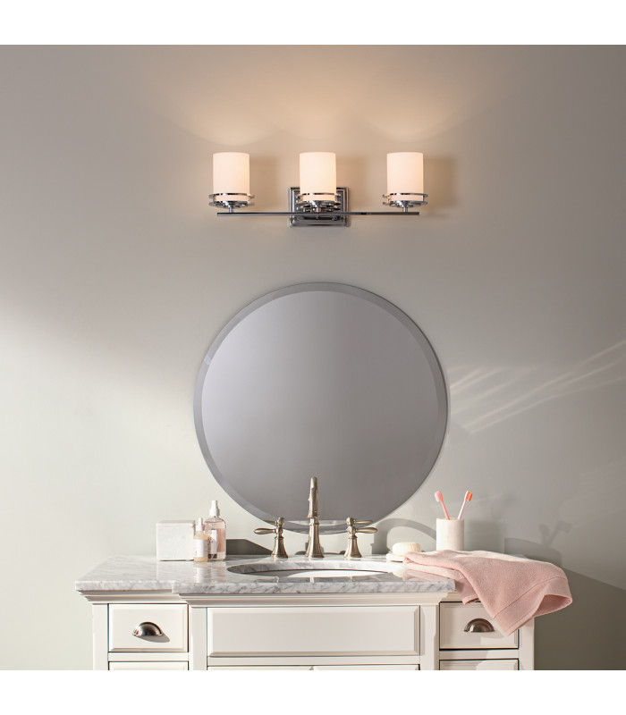 Hendrik 3 Light Bathroom Wall Light Polished Chrome IP44 G9-2