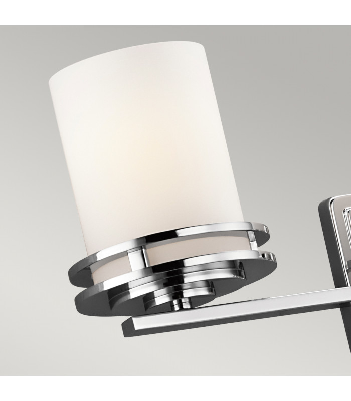 Hendrik 3 Light Bathroom Wall Light Polished Chrome IP44 G9-4
