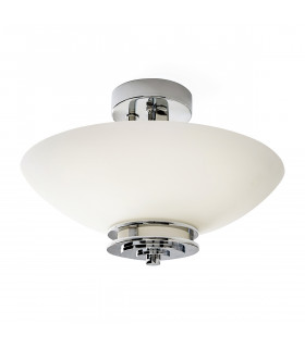 Hendrik 3 Light Semi Flush Bathroom Ceiling Light Polished Chrome IP44 G9-1