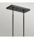 Imahn 5 Light Ceiling Chandelier Pendant Bar Light Black Natural Brass E27-2