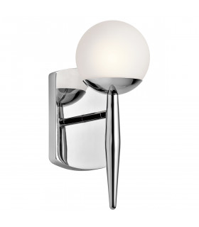 Jasper 1 Light Bathroom Wall Light Polished Chrome IP44 G9