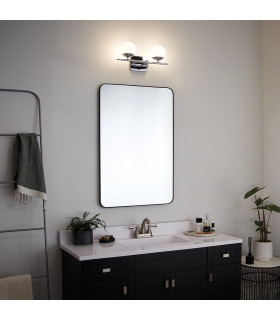 Jasper 2 Light Bathroom Wall Light Polished Chrome IP44 G9-2