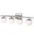 Jasper 4 Light Bathroom Wall Light Polished Chrome IP44 G9