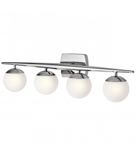 Jasper 4 Light Bathroom Wall Light Polished Chrome IP44 G9
