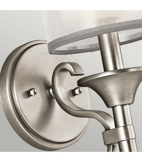 Lacey 1 Light Wall Light Antique Pewter E14-2